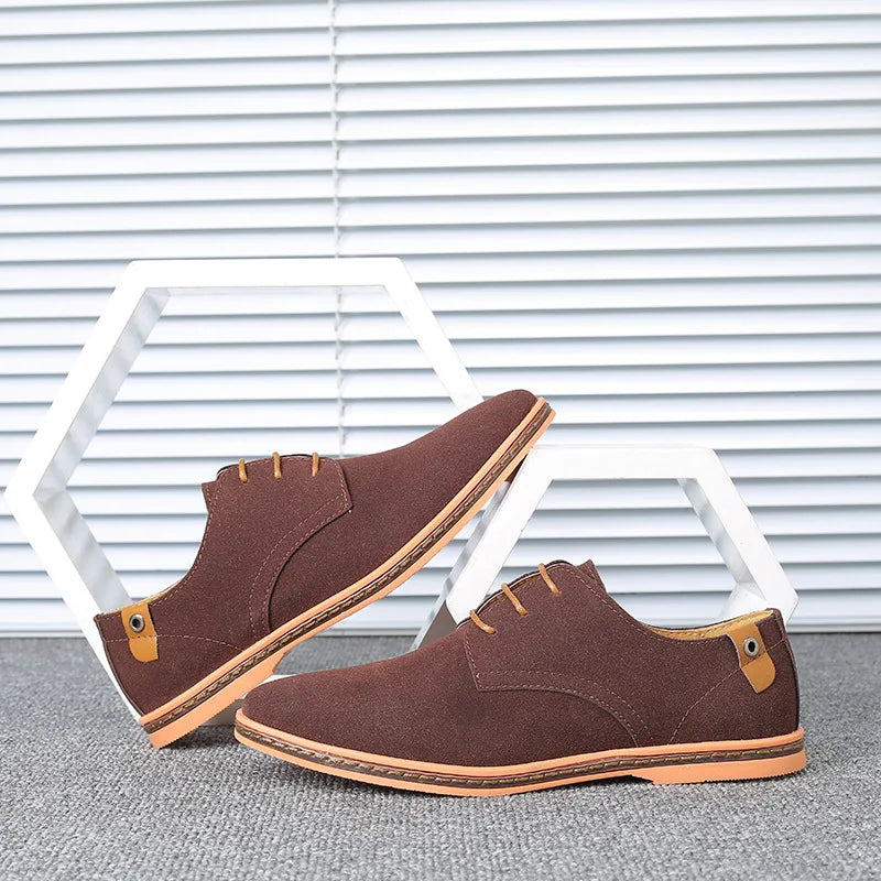 Nuevos zapatos de vestir para hombre, zapatos clásicos de cuero informales para hombres de negocios, zapatos Oxford italianos para hombres, zapatos planos negros, talla 46