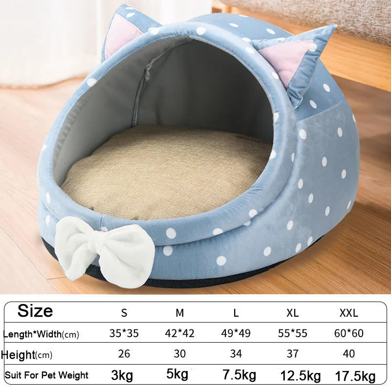 Casa plegable para mascotas, estera para perrera para perros, animales, gatos, nido para gatitos, cesta para perros pequeños, peluche, cueva de Chihuahua, cama, 2022