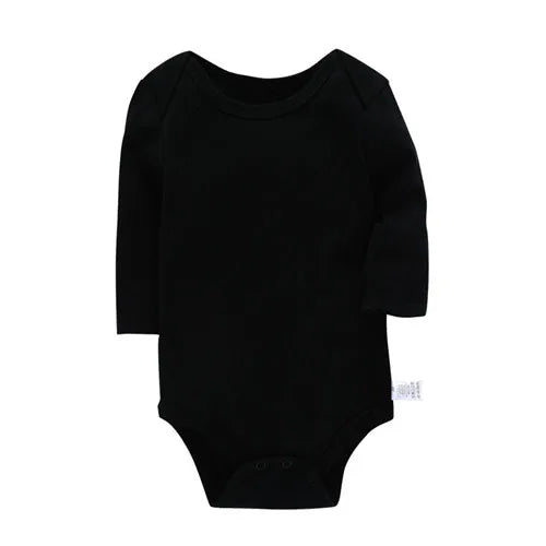 Lawadka-Body de algodón para recién nacidos, ropa de manga larga para las cuatro estaciones, ropa para bebés y niños, mono, peleles sólidos para bebés de 3 a 24M