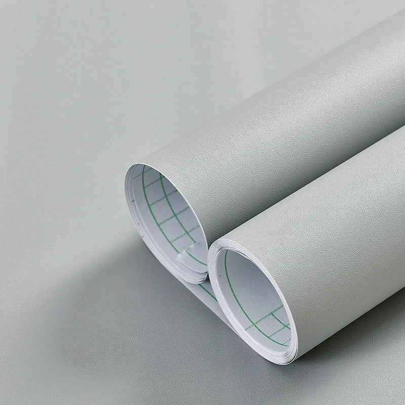 WOKHOME-papel tapiz autoadhesivo de vinilo de Color sólido, papel de Contacto impermeable, pegatina de pared, película, papeles de pared en rollos, decoración del hogar