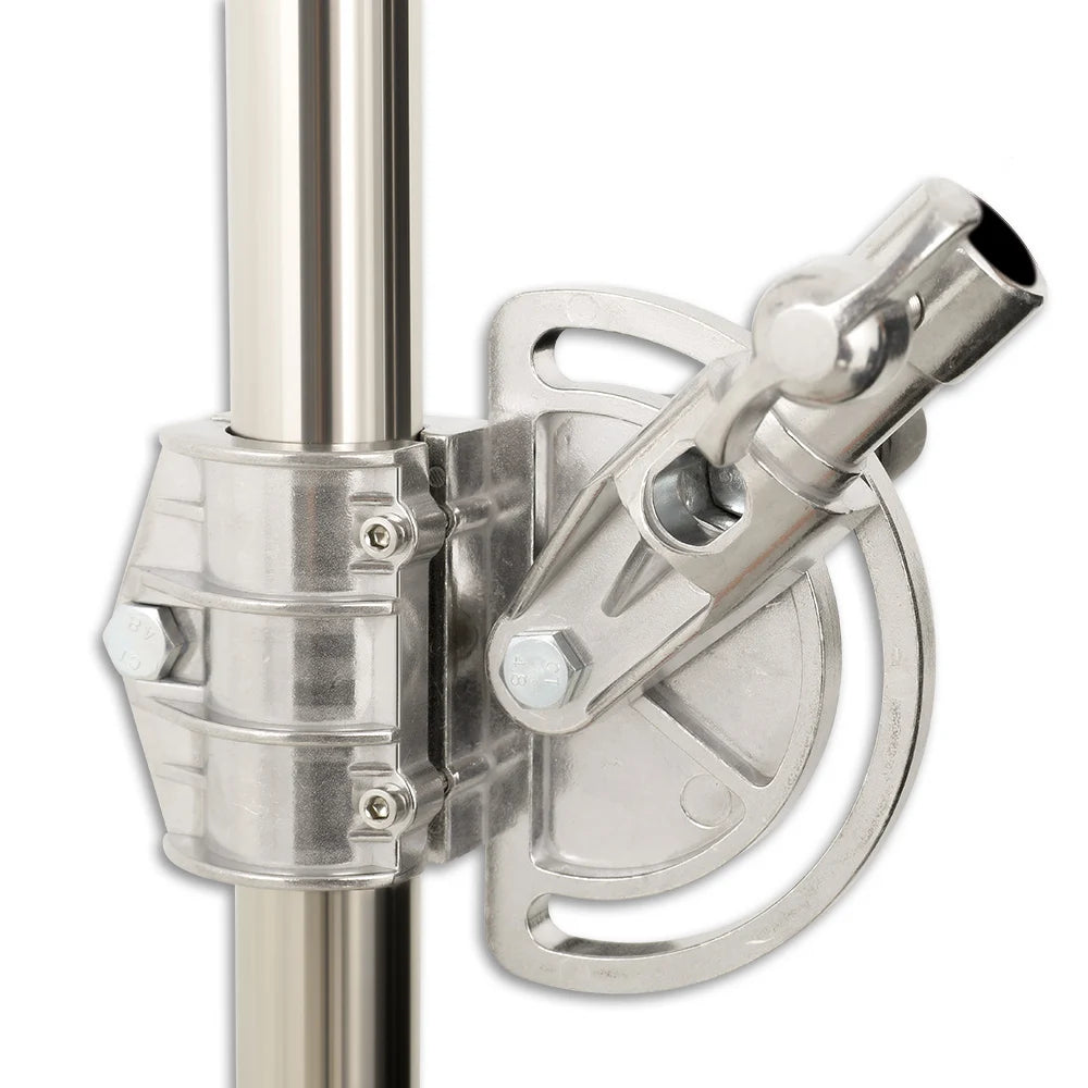 Kit de soporte C de acero inoxidable, soporte de luz con bolsa de peso, accesorios de estudio fotográfico, varilla de extensión, brazo cruzado de 2,49 M de longitud