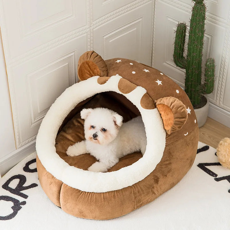 Casa plegable para mascotas, estera para perrera para perros, animales, gatos, nido para gatitos, cesta para perros pequeños, peluche, cueva de Chihuahua, cama, 2022