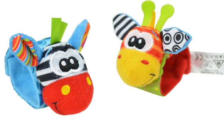 Juguetes de animales de peluche para bebés, sonajeros de muñeca, sonajeros para recién nacidos, juguetes para hacer sonidos, sonajero para bebés de 0 a 12 meses