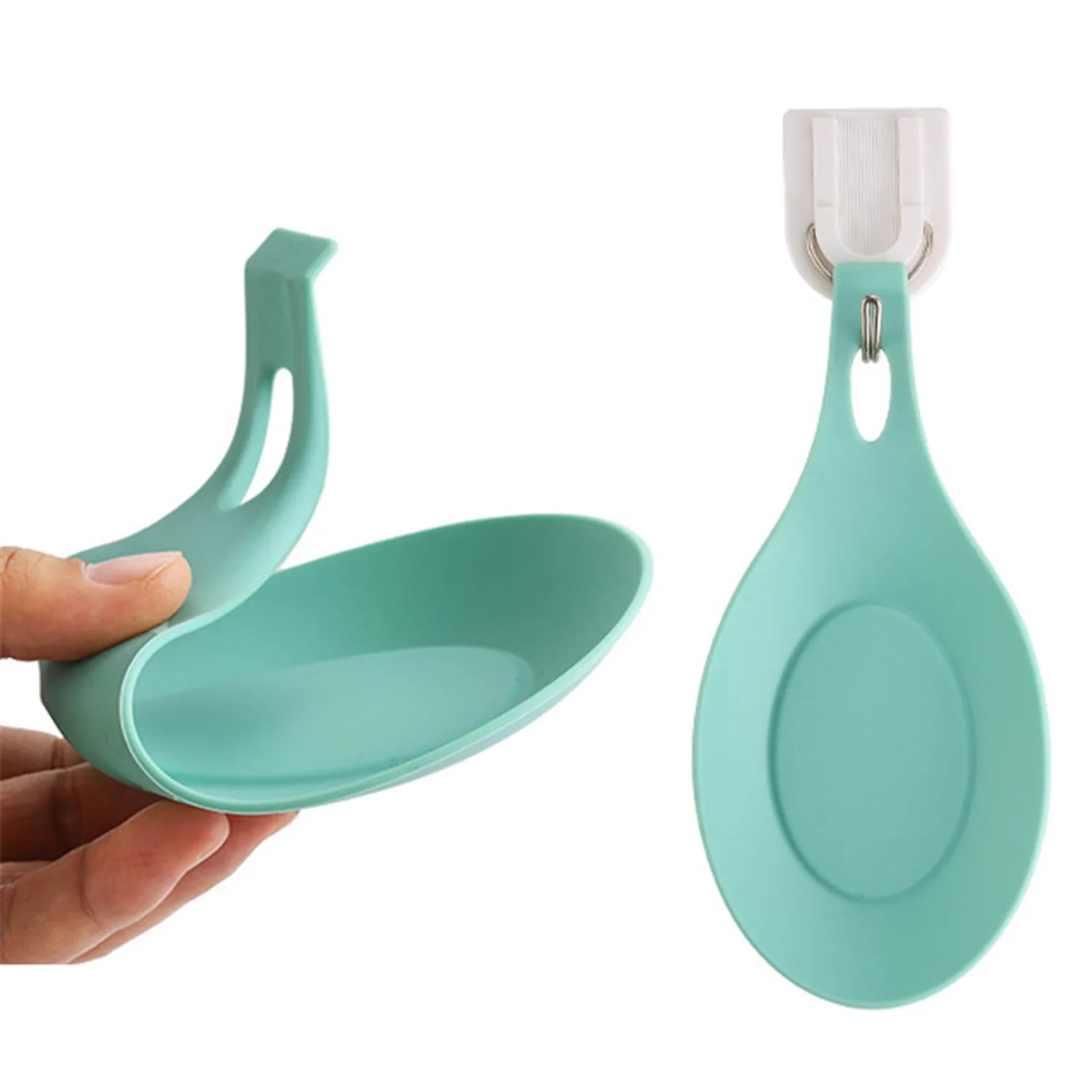 Estante de silicona resistente al calor para cuchara, bandeja para palillos, soporte para olla, organizador de estufa, utensilio, espátula, almohadilla para cuchara, herramienta de cocina, 1 unidad