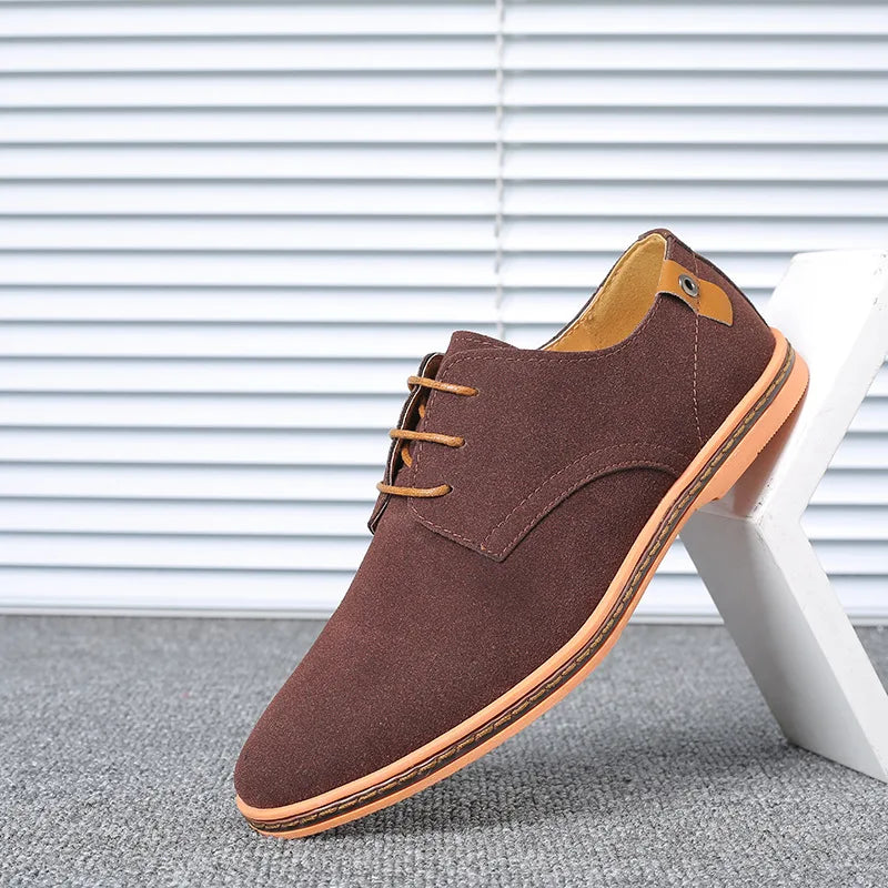 Nuevos zapatos de vestir para hombre, zapatos clásicos de cuero informales para hombres de negocios, zapatos Oxford italianos para hombres, zapatos planos negros, talla 46