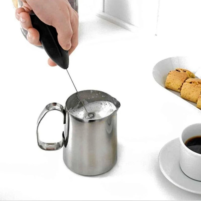 Espumador de leche inalámbrico, batidor de café, licuadora eléctrica, batidor de huevos, Mini Espumador, agitador con mango, máquina para capuchino, herramientas de cocina