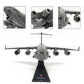 1/200 Ejército de la Marina de los EE. UU. C-17 Globemaster avión de transporte avión de combate modelo de juguete para exhibición interior colección de niños