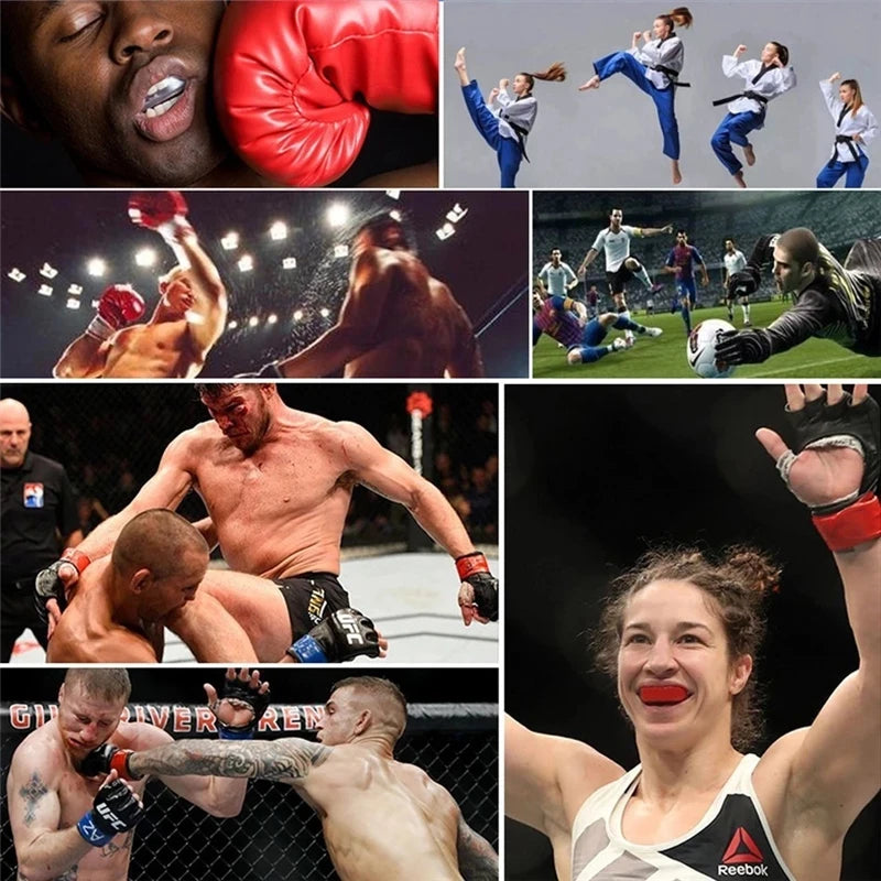 COYOCO Sports-Protector bucal de silicona para dientes, Protector de boxeo antidesgaste, moldeador libre de Taekwondo, aparatos de Rugby para Karate