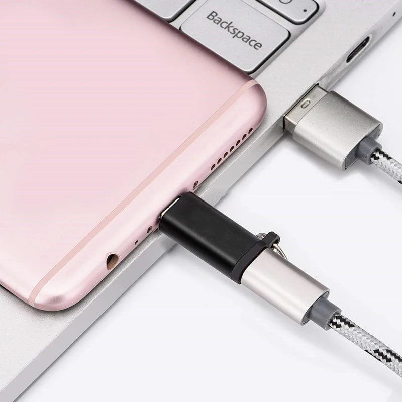 Convertidor de adaptador de Cable tipo C hembra a Micro USB macho para Xiaomi, Redmi, Huawei, Meizu, Samsung Galaxy S7, Microusb, teléfono Android