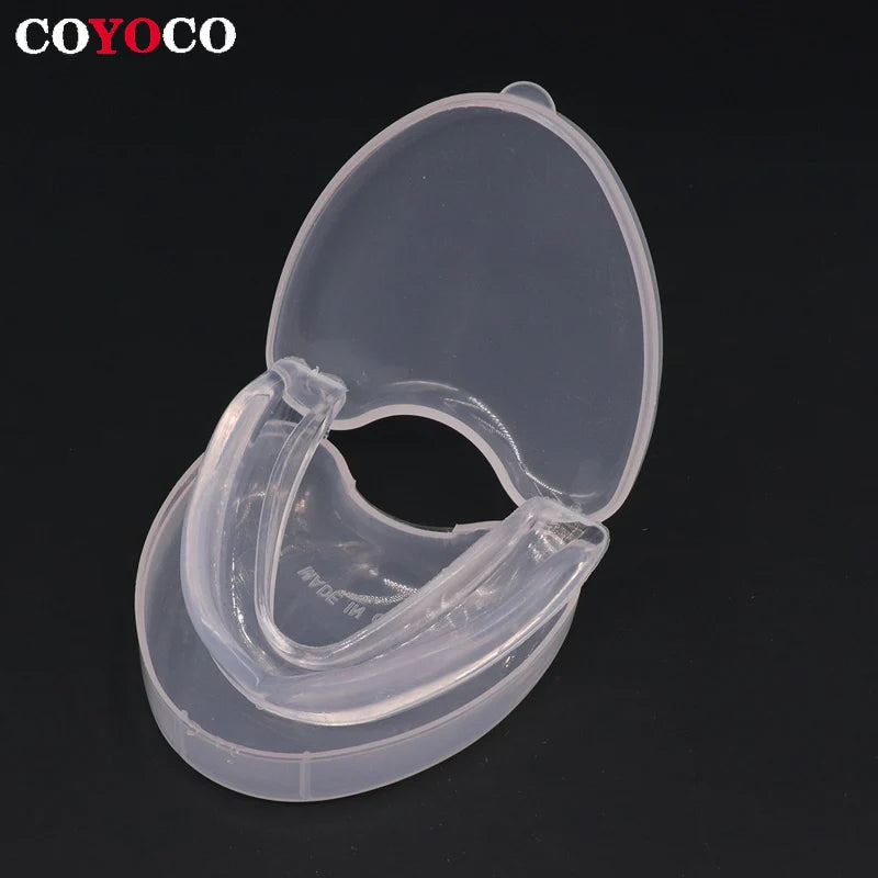 COYOCO Sports-Protector bucal de silicona para dientes, Protector de boxeo antidesgaste, moldeador libre de Taekwondo, aparatos de Rugby para Karate