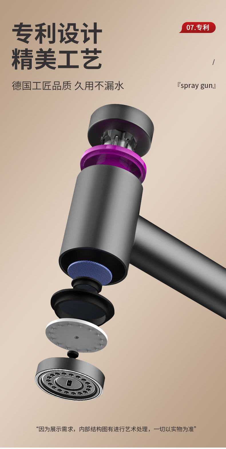 PULVERIZADOR DE bidé para baño, cabezal de ducha con filtro manual, autolimpieza