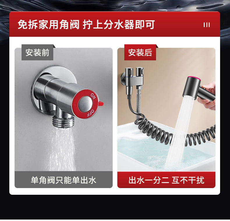 PULVERIZADOR DE bidé para baño, cabezal de ducha con filtro manual, autolimpieza