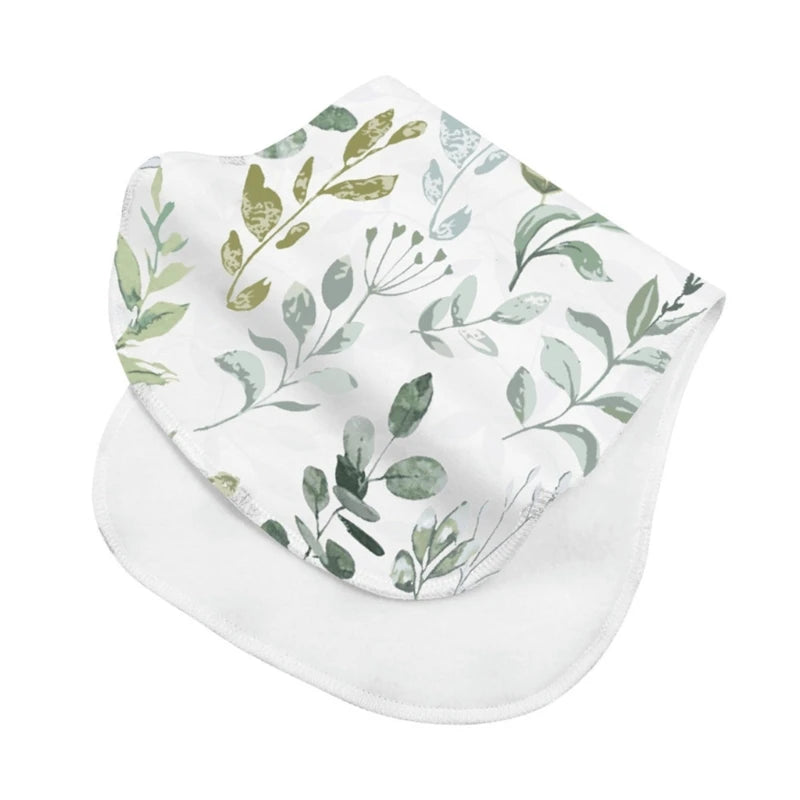 Paños de Bebé de 2 Capas, Baberos Absorbentes para Recién Nacidos, Baberos de Algodón Suave para Bebés, Regalo para Baby Shower