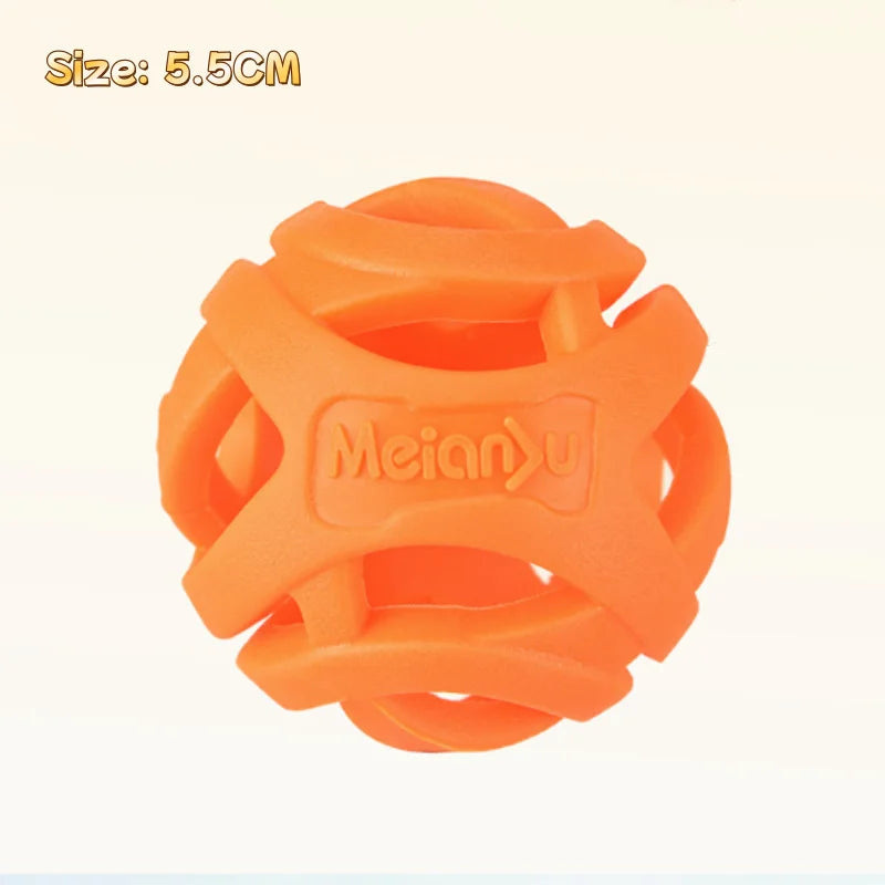 Nueva Pelota de Juguete Elástica y Resistente para Perros, Juguete Molar para Limpieza Dental, Pelota Interactiva para Perros Pequeños y Medianos