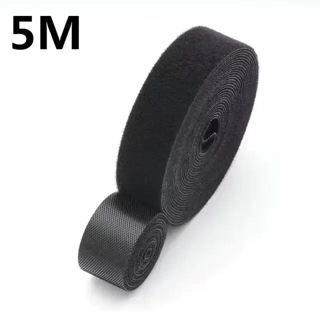 Organizador de cables de 1/5M, cinta enrolladora de cables, lazos de gestión de cables para auriculares y ratón, protector para iPhone, Xiaomi, Samsung
