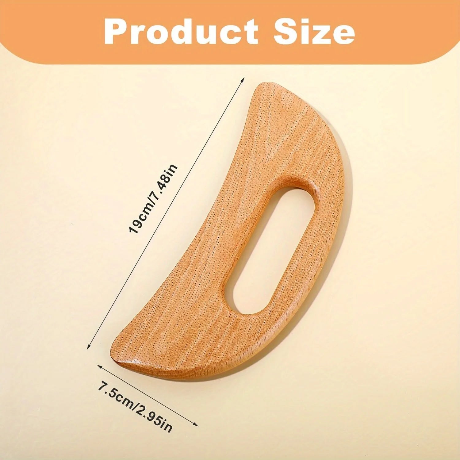 Masajeador de drenaje linfático, herramienta Gua Sha de madera para masaje corporal, raspador para anticelulítico, paleta Gua Sha, 2 uds.