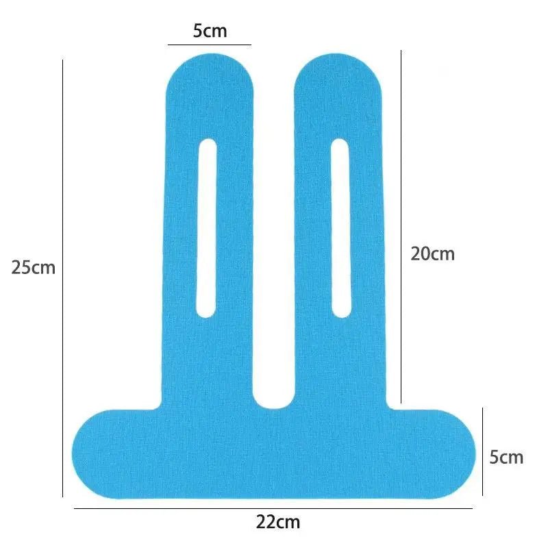 Cinta de kinesiología, atlética y elástica, transpirable, para rodillas, impermeable, proporciona soporte y estabilidad para correr, 1/5 Uds.
