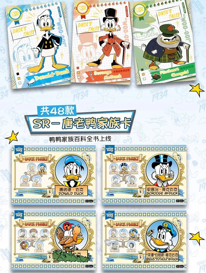 Card.Fun - Tarjeta Original de Disney del Pato Donald, Serie del 90 Aniversario, Tarjeta de Dibujos Animados, Edición Limitada Clásica, Tarjetas Coleccionables