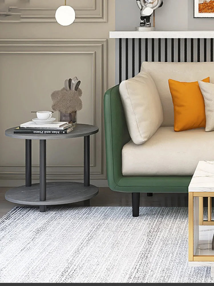 Mesa De Centro,auxiliar,estilo Marmol,madera,minimalista