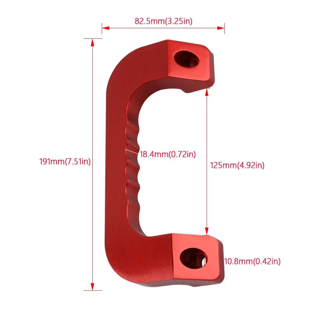 Nuevo tipo de piezas interiores, tirador de aluminio para coche, mango de techo, soporte de manija, agarre de techo para Toyota Hiace 05-18