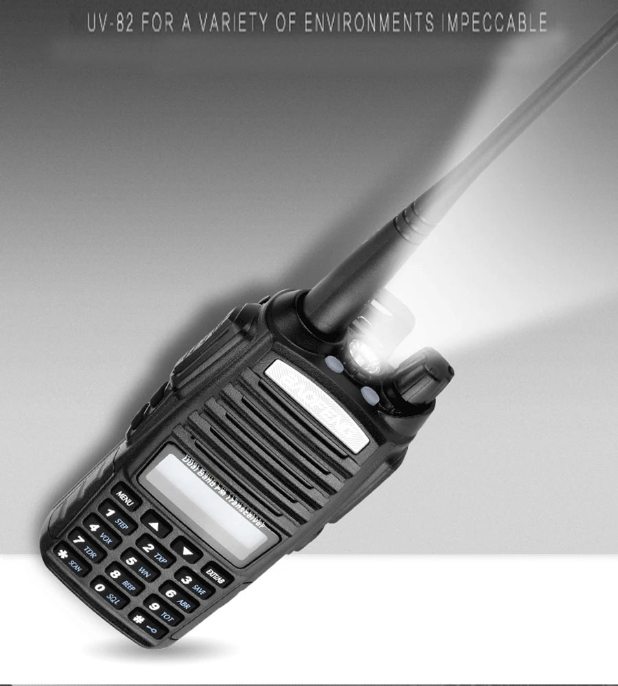 Walkie Talkie profesional UV82 FM Baofeng UV 82 8W estación de Radioaficionado VHF UHF transceptor Radios de caza Amateur Comunicador
