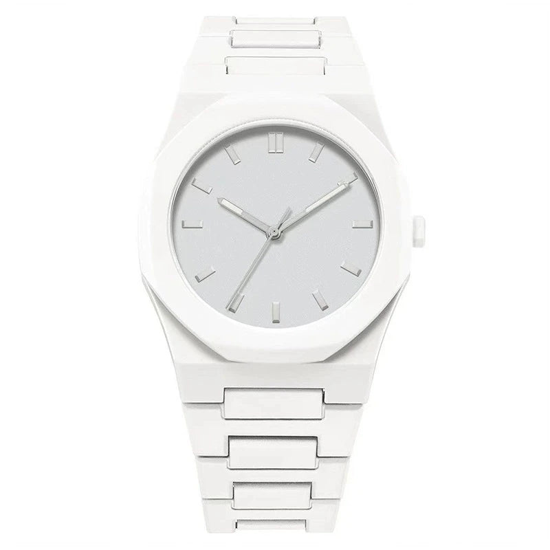 Nueva moda, Reloj con calendario de lujo para Hombre, relojes de cuarzo informales de negocios para mujer, Reloj deportivo de plástico, relojes para estudiantes, Reloj para Hombre