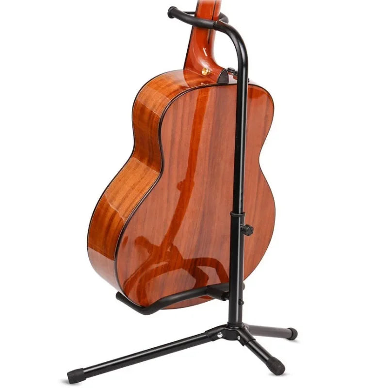 Soporte Vertical Plegable y Ajustable para Guitarra, Soporte Multiusos para Ukelele, Bajo, Guitarra Clásica, Eléctrica y Pipa