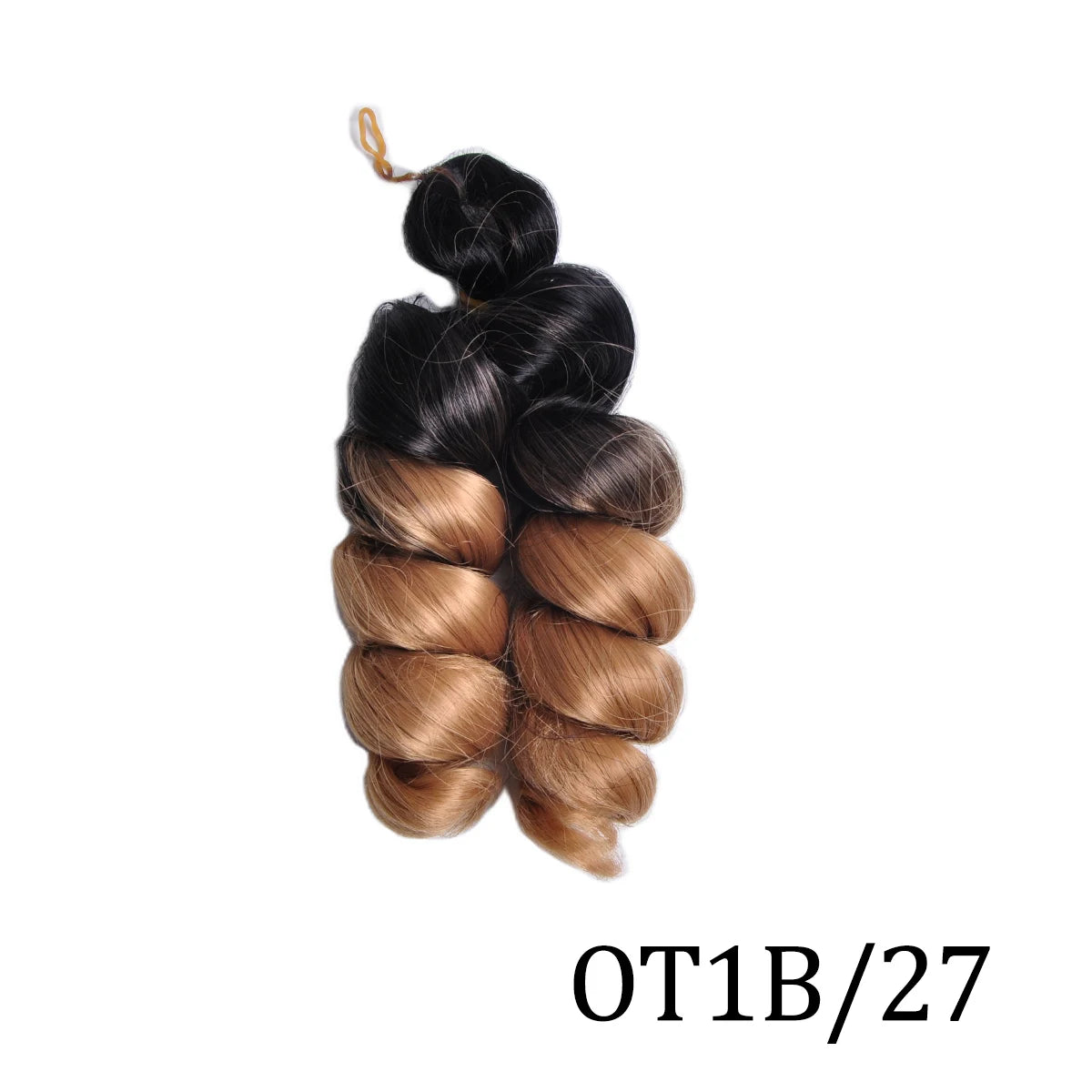 Extensiones de cabello trenzado rizado en espiral de pelo sintético de 12 pulgadas, pelo rizado rosa ombré, rizos franceses, pelo de ganchillo trenzado para mujer