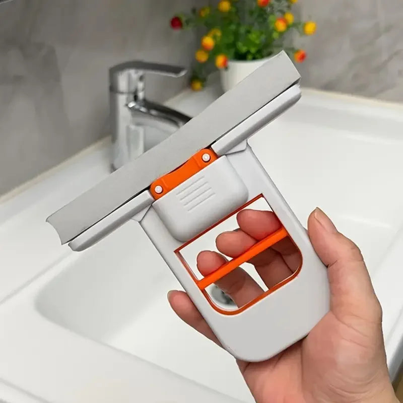 Mini fregona multifuncional |   Fregona retráctil húmeda/seca para cocina, baño, coche |   Plástico duradero |   Herramienta compacta y de limpieza del hogar