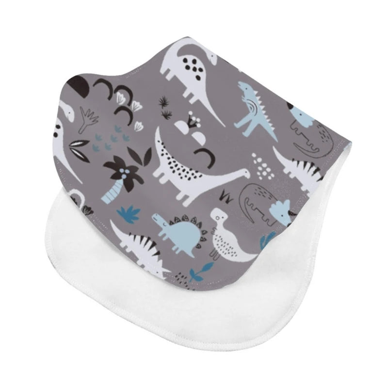 Paños de Bebé de 2 Capas, Baberos Absorbentes para Recién Nacidos, Baberos de Algodón Suave para Bebés, Regalo para Baby Shower