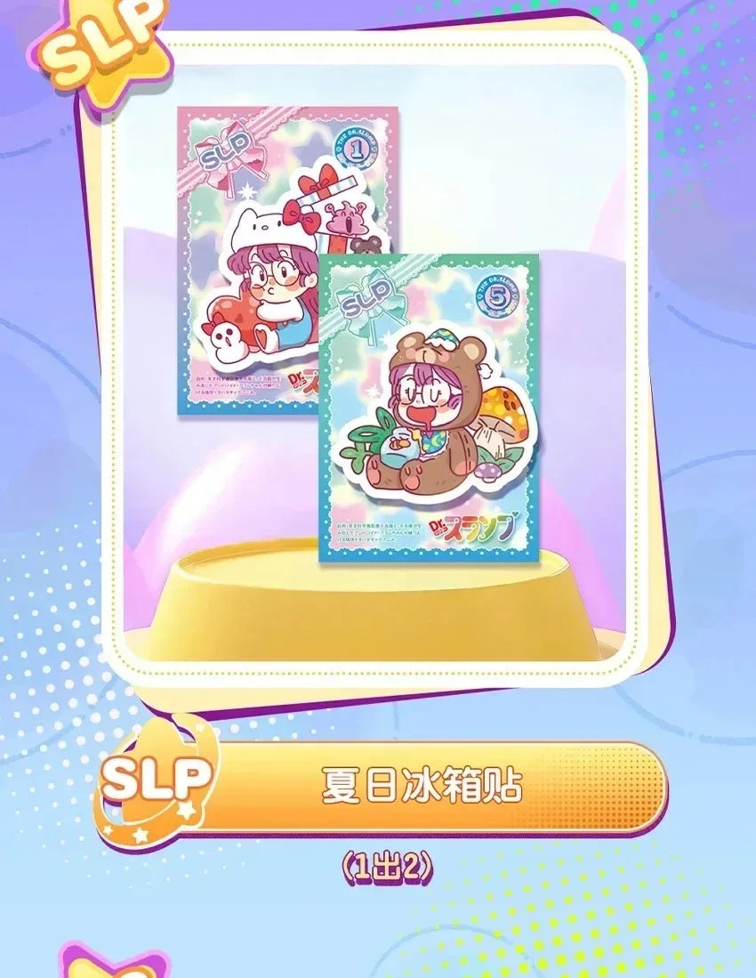 Tarjetas Arale originales Akira Toriyama, figuras de autorretrato, tarjeta rara SE SP BP, periferia de animé, tarjeta coleccionable, juguete para regalo