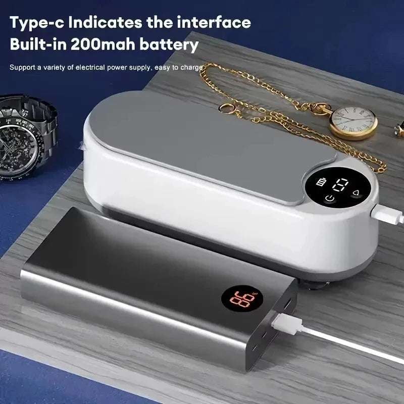 Limpiador de Gafas de Alta Frecuencia - 1 Unidad, Máquina de Limpieza Inalámbrica Multiusos para Gafas y Accesorios