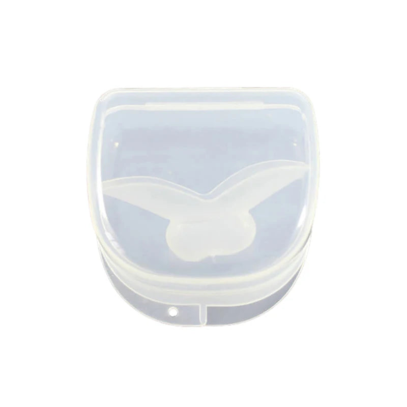 Nuevo Dispositivo de boquilla antironquidos, protector médico de silicona para dormir, ayuda para mantener la respiración, Apnea de ronquidos, 1 ud.