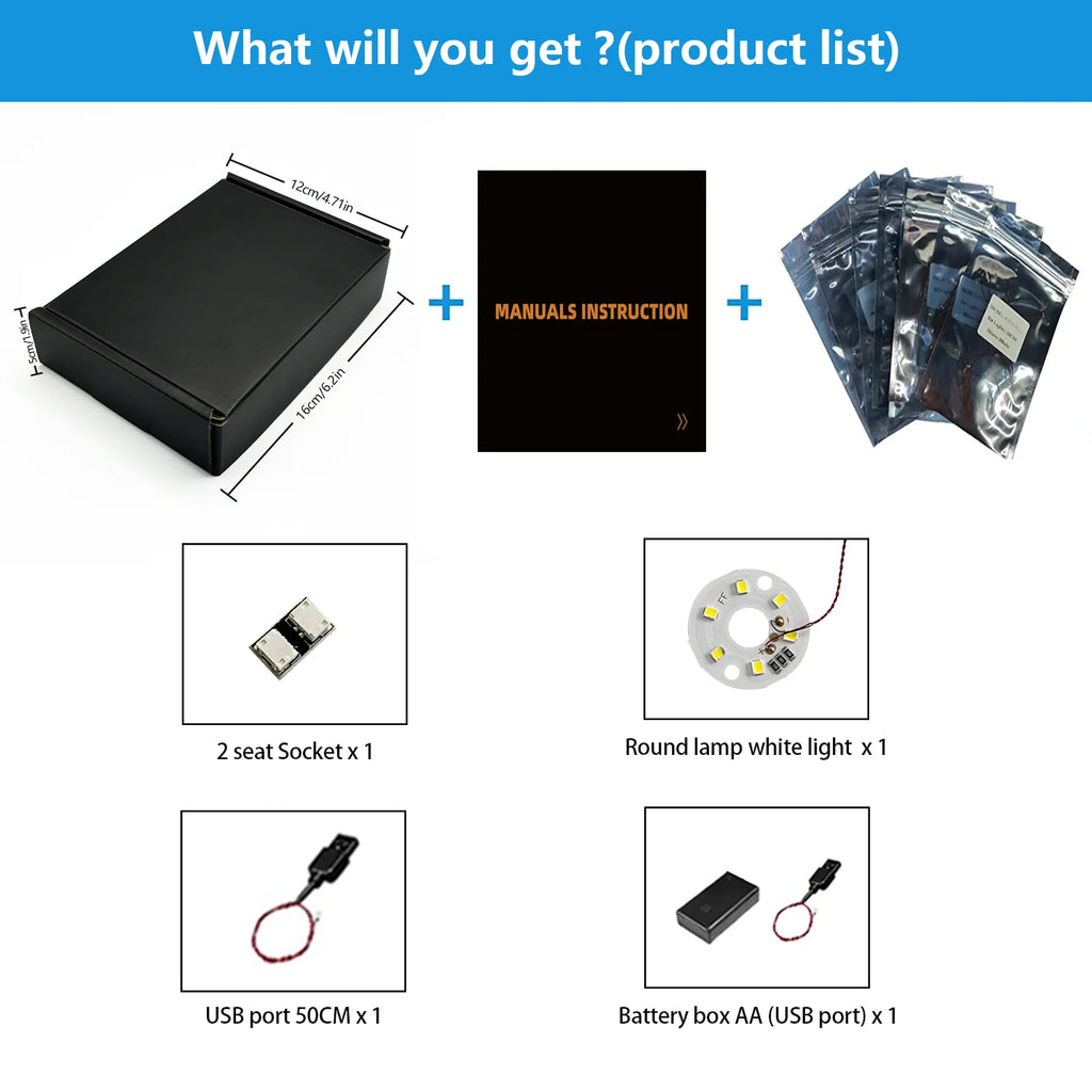 LYBMTWF Kit de luz LED compatible con bloques de construcción Lego 21357 Pixar Luxo Jr (no incluye los ladrillos modelo)
