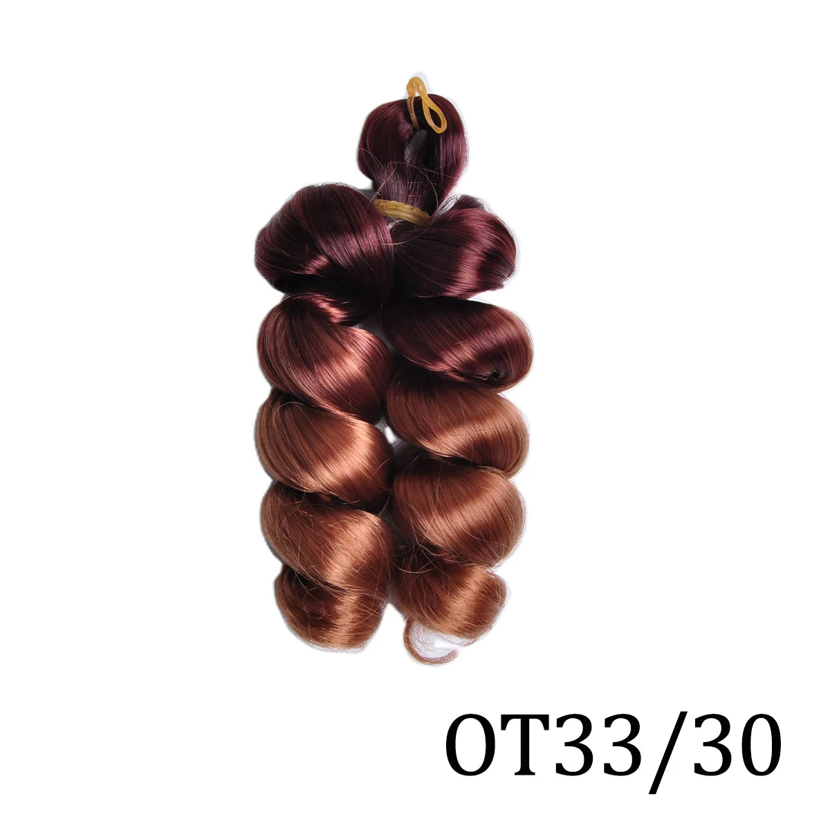 Extensiones de cabello trenzado rizado en espiral de pelo sintético de 12 pulgadas, pelo rizado rosa ombré, rizos franceses, pelo de ganchillo trenzado para mujer