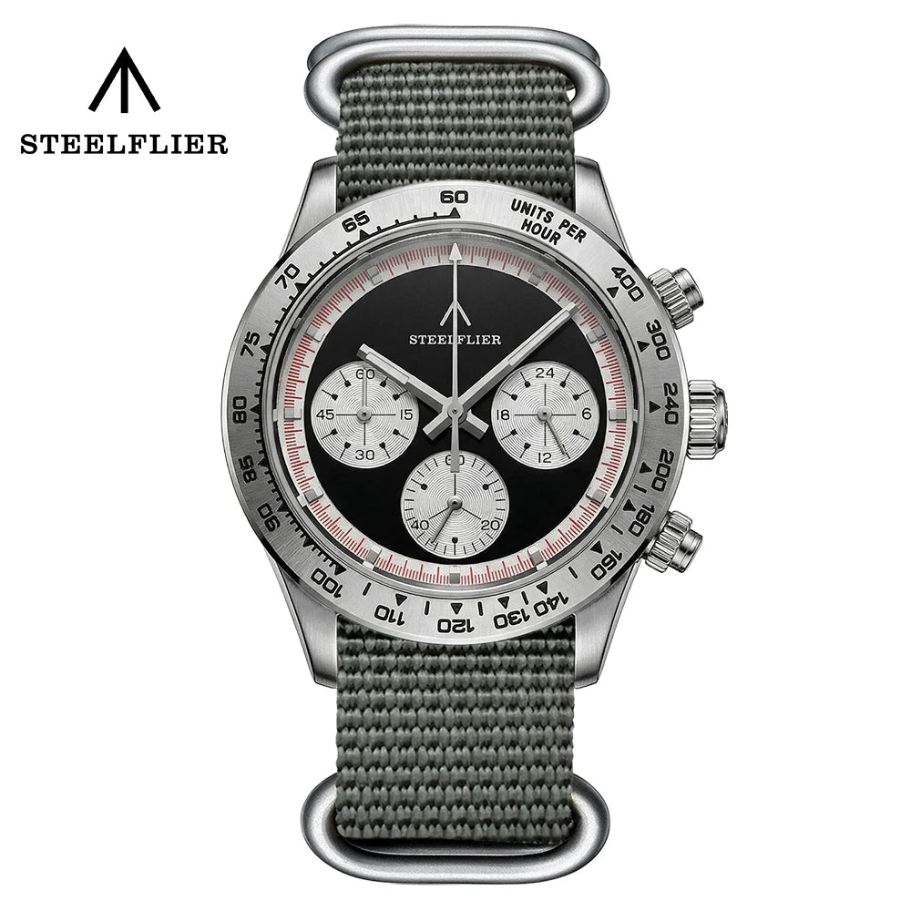 Reloj de Cuarzo de Lujo para Hombre SF733 STEELFLIER, Movimiento Silencioso VK63, Superluminoso, Resistente al Agua 200M, Reloj de Buceo, Nuevo Lanzamiento Oficial