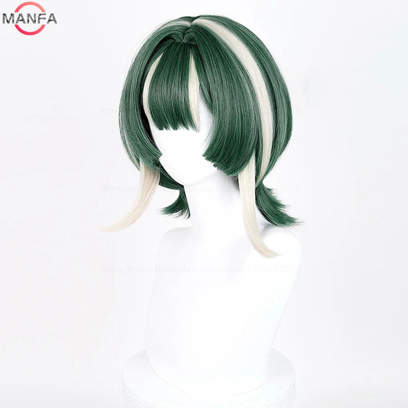 Peluca de cosplay de Gachiakuta Anime Rudo Zanka Riyo Reaper Guita Eishia Stilza Amo Empool, peluca corta, pelucas sintéticas resistentes al calor