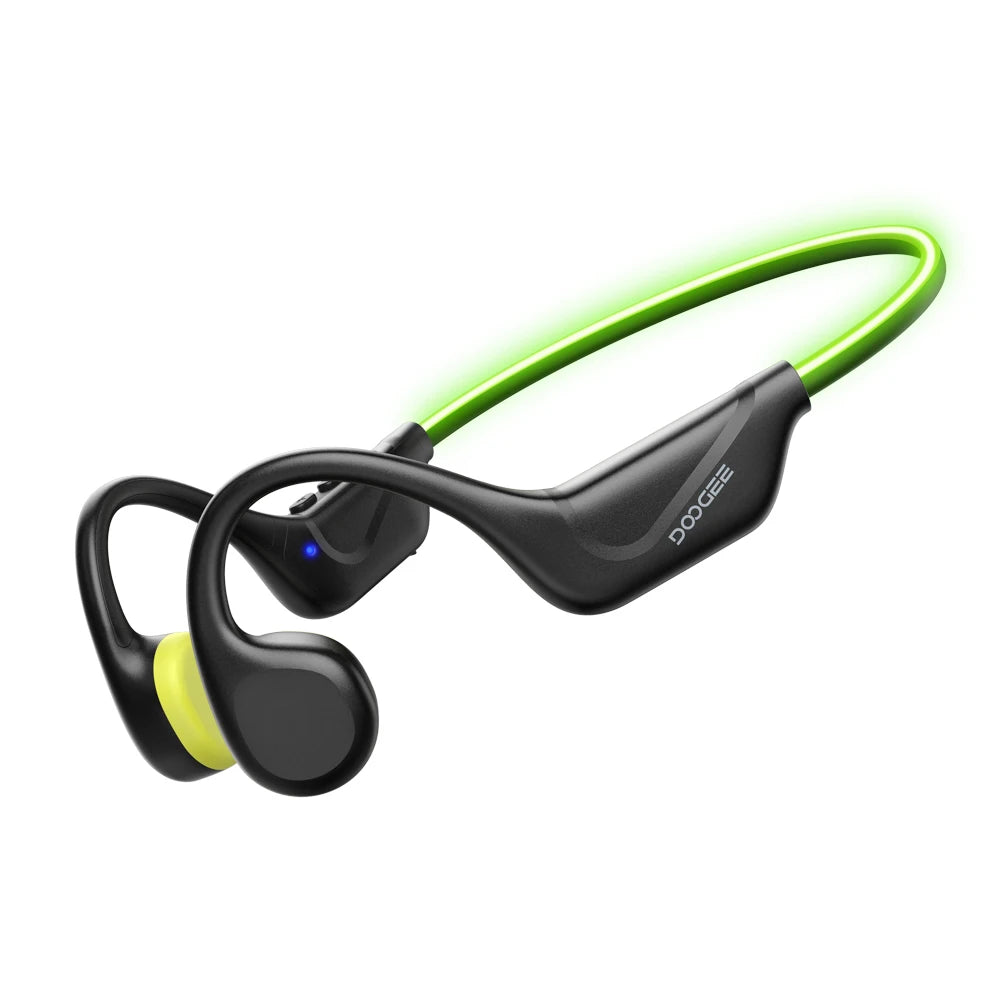 Audífonos DOOGEE BoneBeat Run Ray con Conducción Ósea, 10 Horas de Duración, Bluetooth 6.0, Dinámicos, Deportivos, Ligeros, Inalámbricos, de Diseño Abierto