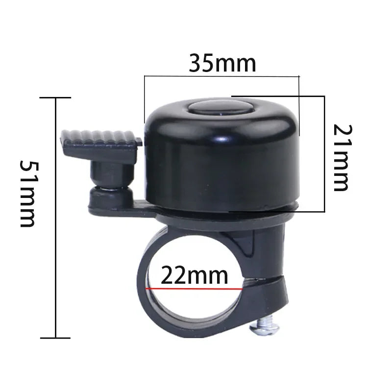 Timbre para bicicleta de montaña, aleación de aluminio, timbre para manillar de bicicleta, advertencia de seguridad para ciclismo de montaña y carretera, accesorios para ciclismo