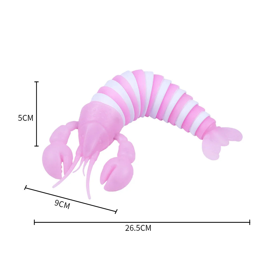 Juguete antiestrés 3D Slug, caracol colorido, giro creativo, alivio de todas las edades, juguetes sensoriales antiansiedad para niños
