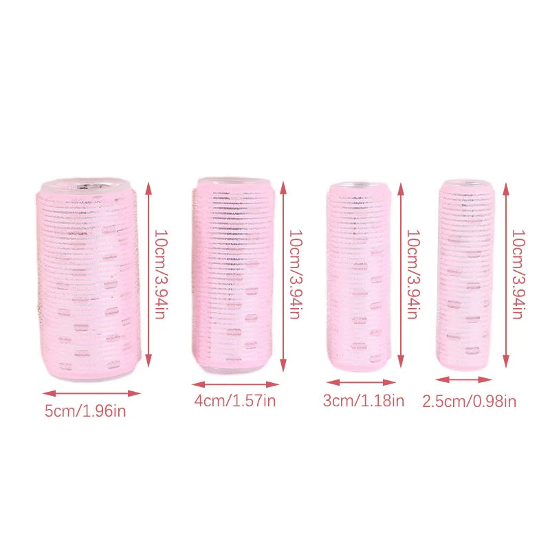 1 Uds. Rodillos para el cabello con agarre automático, rizador perezoso, cinta rizadora de seda, rodillo para el cabello, varilla rizadora sin calor, herramientas de estilismo para el cabello