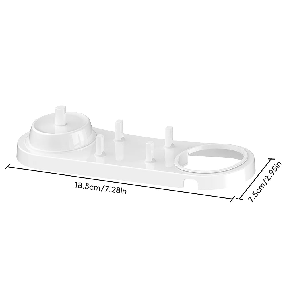 Compatible con soporte para cepillo de dientes eléctrico Oral B, base de soporte para cabezales de cepillo de dientes para cepillos de dientes eléctricos OralB Pro y D Series