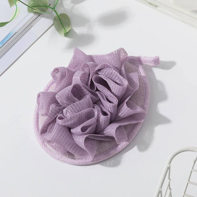 Depurador de baño para el cuerpo, Bola de lufa, ducha, Bola de baño de masaje, toalla de flores para el cuerpo, el mejor exfoliante corporal para ducha, herramienta de baño