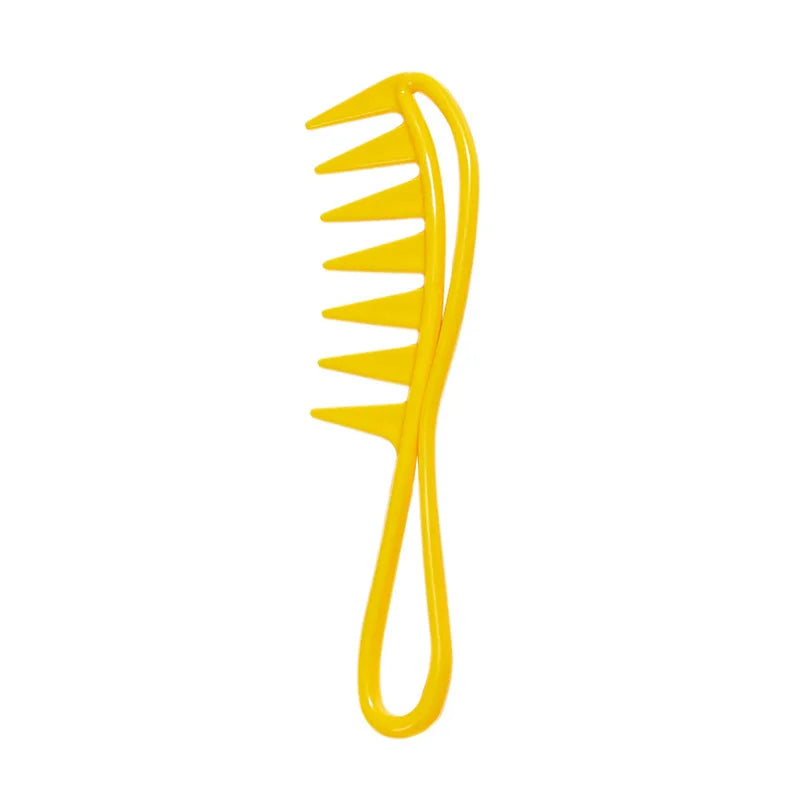 Peine con cabeza de aceite Retro de dientes anchos antiestáticos, peine con zona para estilizar el cabello, peine para desenredar el cabello rizado, herramienta de peluquería para hombres y mujeres
