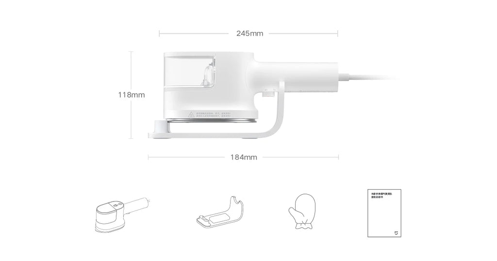 Vaporizador de Ropa Portátil MIJIA, Electrodoméstico, Plancha de Vapor Vertical para Ropa, Máquina de Planchado Eléctrica