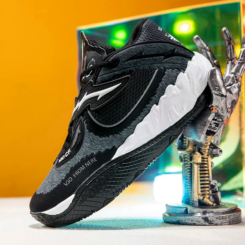 Zapatillas de baloncesto para hombre, transpirables, con amortiguación, antideslizantes, para correr, entrenamiento de gimnasia, zapatillas de baloncesto atléticas