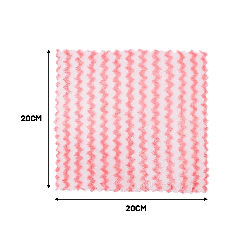 Paños de vellón de Coral para cocina, superabsorbentes trapos de limpieza, almohadillas para fregar ventanas de vidrio, toalla de limpieza, 50 o 1 piezas
