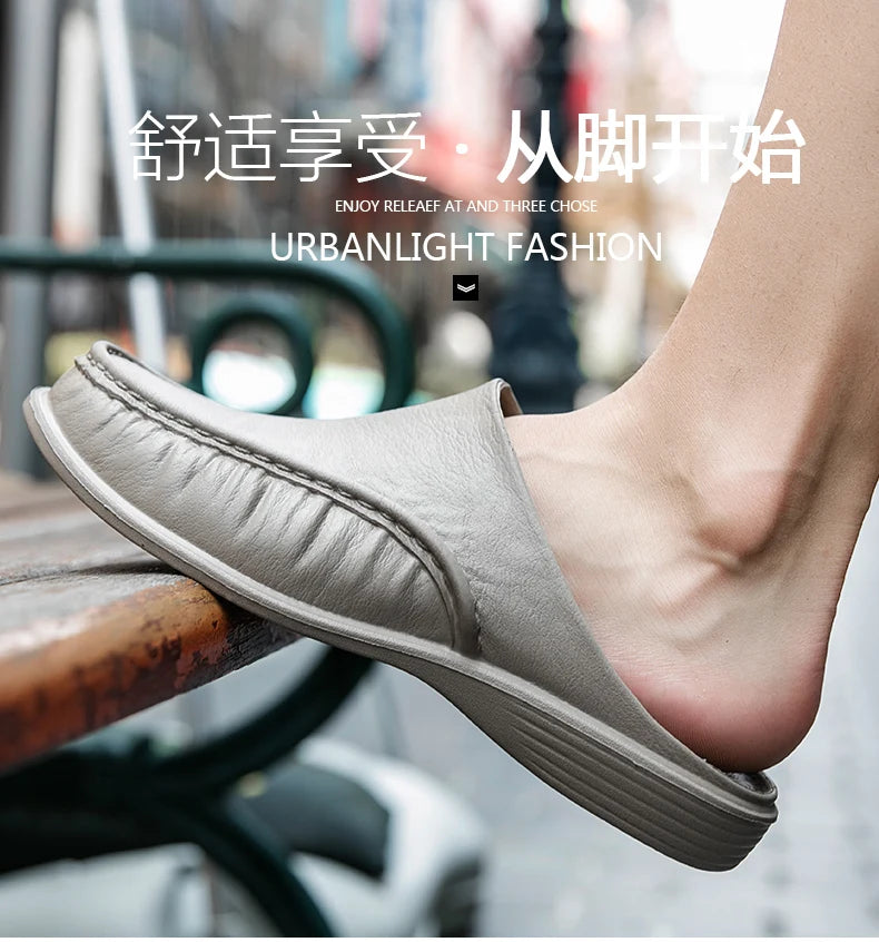 2023 Hotsale hombres zapatos EVA Slip On zapatos casuales para caminar hombres medias zapatillas cómodas zapatillas suaves tamaño 40- 47