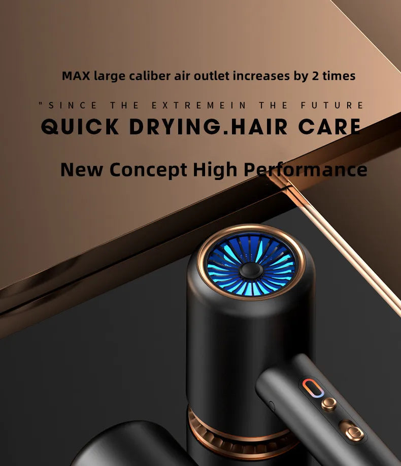 Secador de pelo de alta velocidad, venta directa del fabricante, 2400w, iones negativos de alta potencia, luz azul, cuidado del cabello, peluquería en casa, Drye