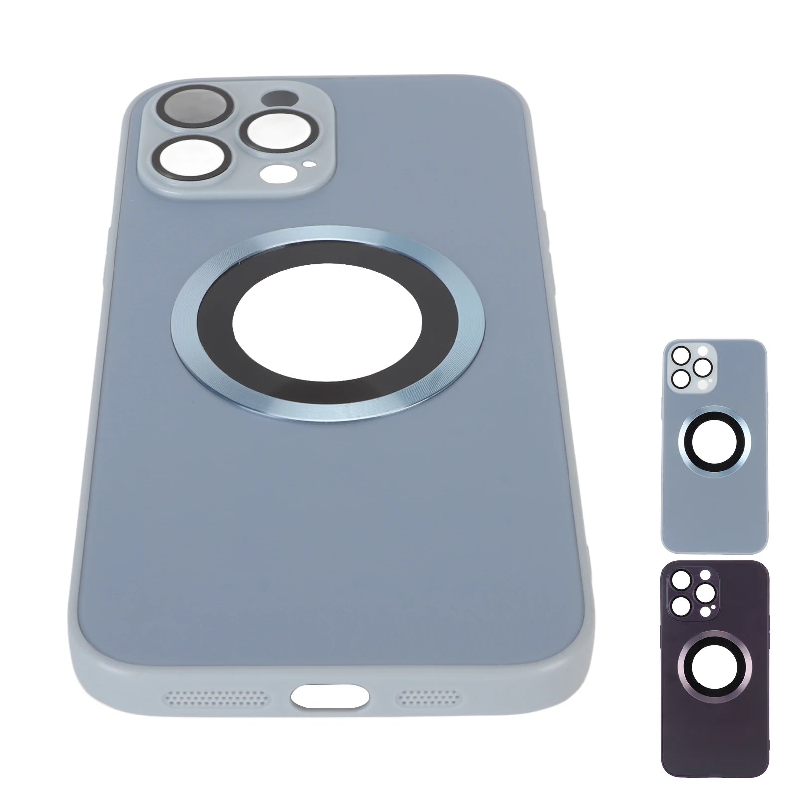 Funda Magnética para Teléfono, a Prueba de Polvo y Arañazos, Funda Magnética para Teléfono con Cristal Esmerilado, Cubierta Protectora para iPhone 14 Pro Max